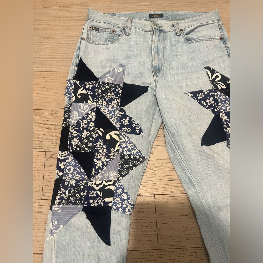 Polo - Patchwork Denim - Size 29 - image 6